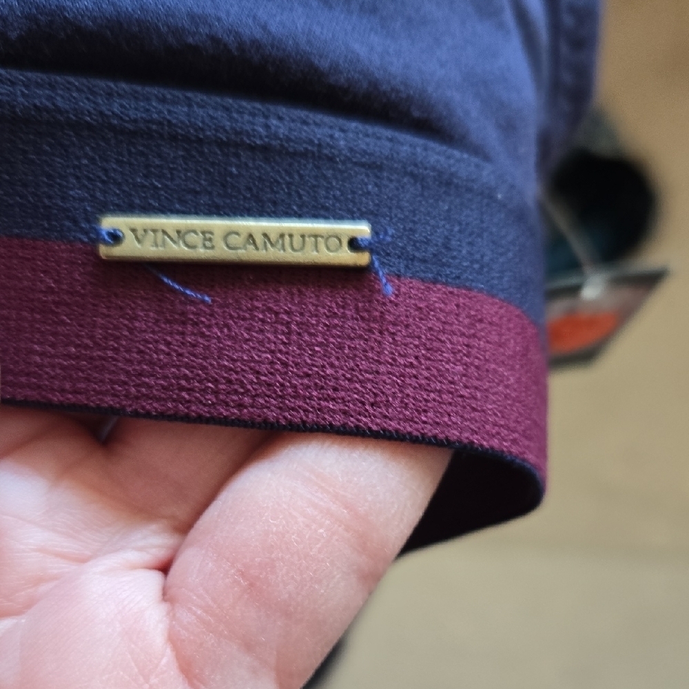 Vince Camuto Deep Blue and Burgundy Bralette, NWT, Small, Vince Camuto - Picture 3 of 7